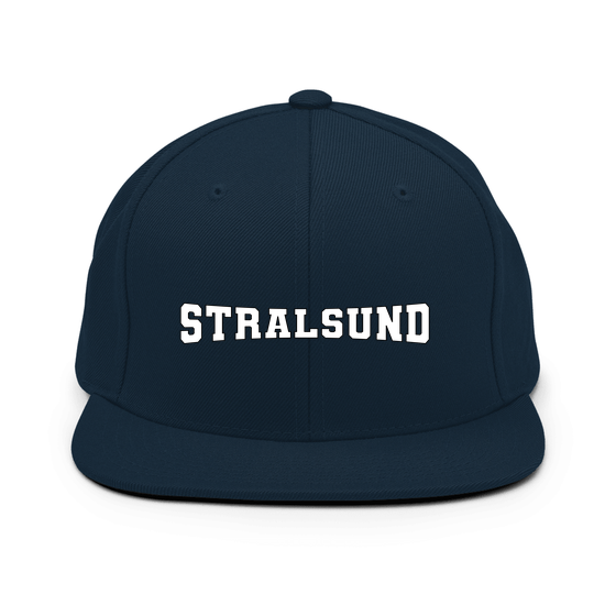 Stralsund Cap mit Varsity4-Design (Dunkles Navy)