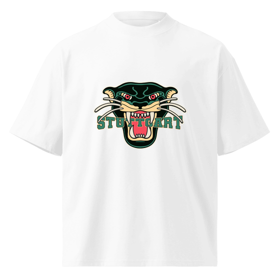 Stuttgart T-Shirt mit Panther-Design (Weiß)