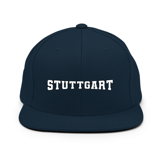 Stuttgart Cap mit Varsity4-Design (Dunkles Navy)
