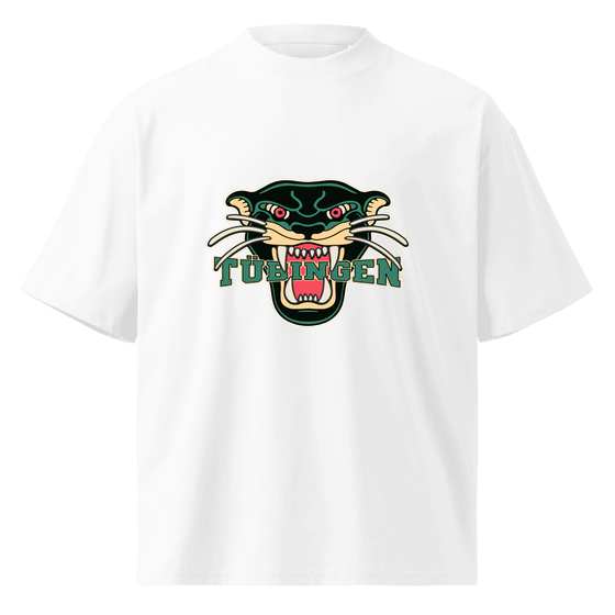 Tübingen T-Shirt mit Panther-Design (Weiß)