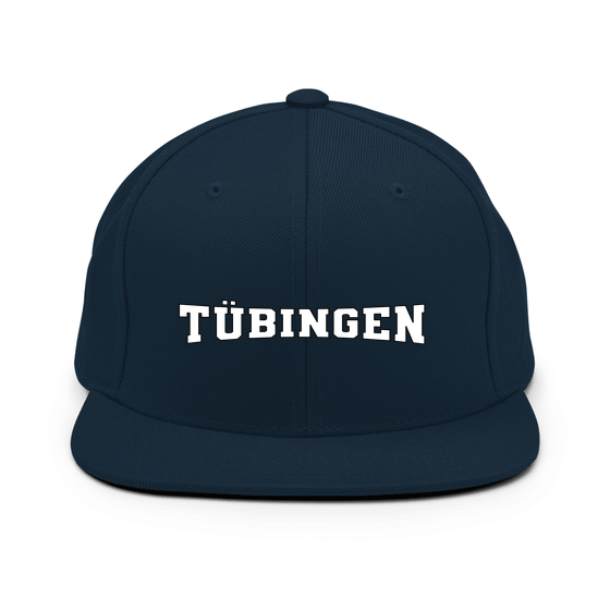 Tübingen Cap mit Varsity4-Design (Dunkles Navy)