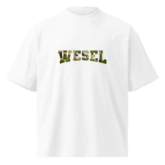 Wesel T-Shirt mit Camouflage-Design (Weiß)