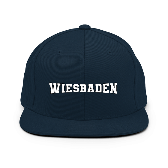 Wiesbaden Cap mit Varsity4-Design (Dunkles Navy)