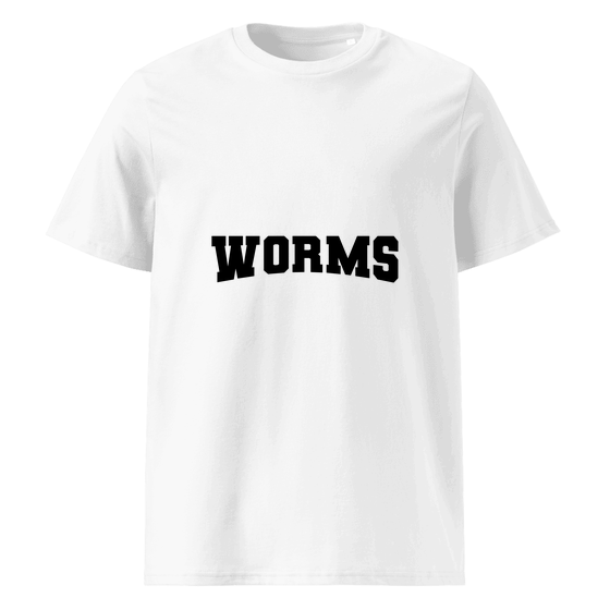 Worms T-Shirt mit Varsity17-Design (Weiß)