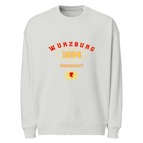 Würzburg Sweatshirt mit University 1994-Design (Heather Grau)