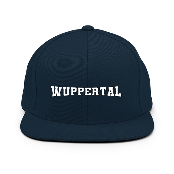 Wuppertal Cap mit Varsity4-Design (Dunkles Navy)