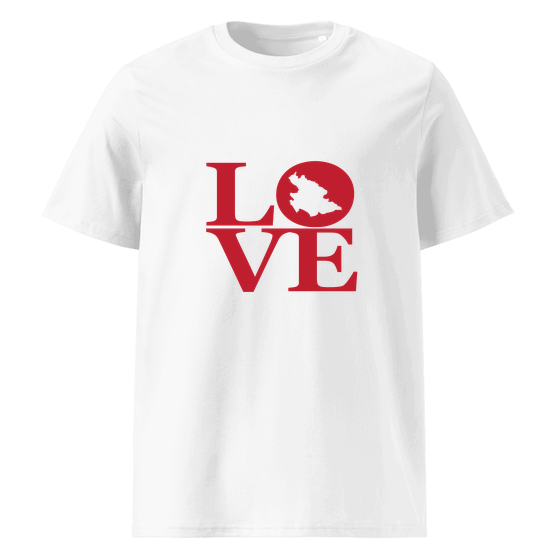 Aschaffenburg T-Shirt mit Love-Design (Weiß)