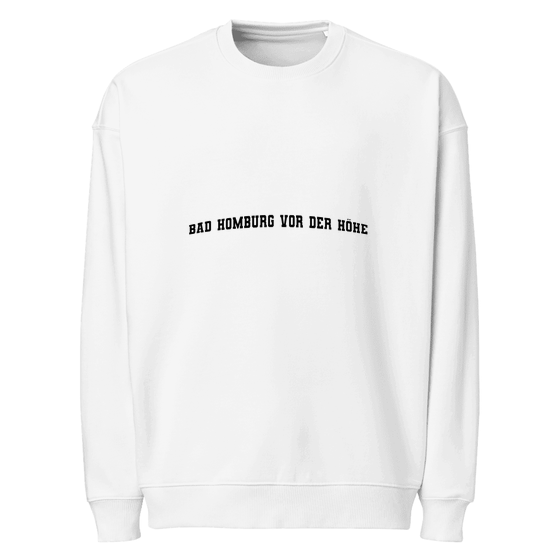 Bad Homburg vor der Höhe Sweatshirt mit Varsity3-Design (Weiß)