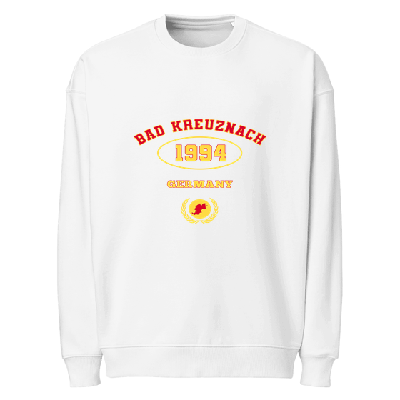 Bad Kreuznach Sweatshirt mit University 1994-Design (Weiß)
