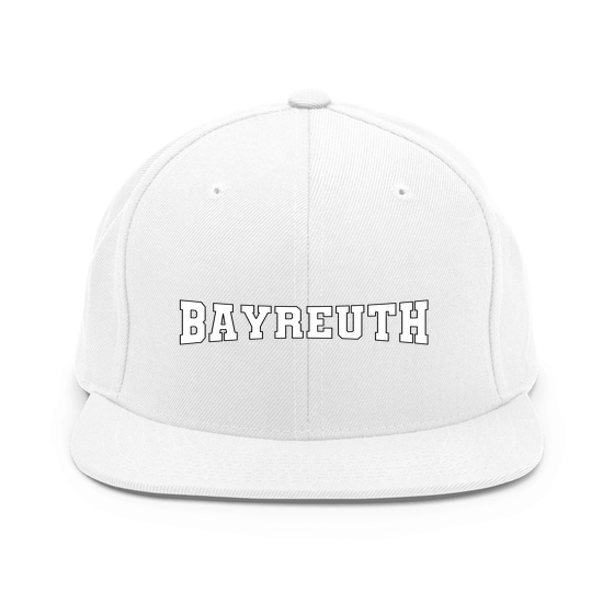 Bayreuth Cap mit Varsity4-Design (Weiß)