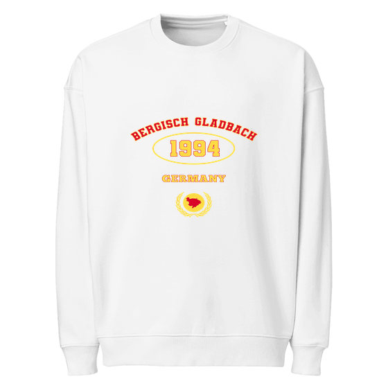 Bergisch Gladbach Sweatshirt mit University 1994-Design (Weiß)