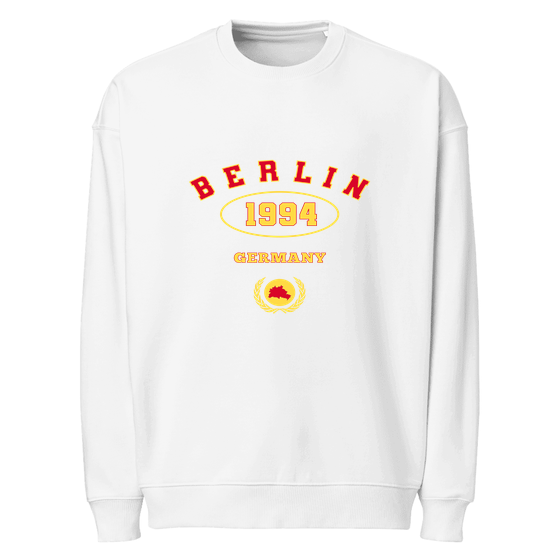 Berlin Sweatshirt mit University 1994-Design (Weiß)