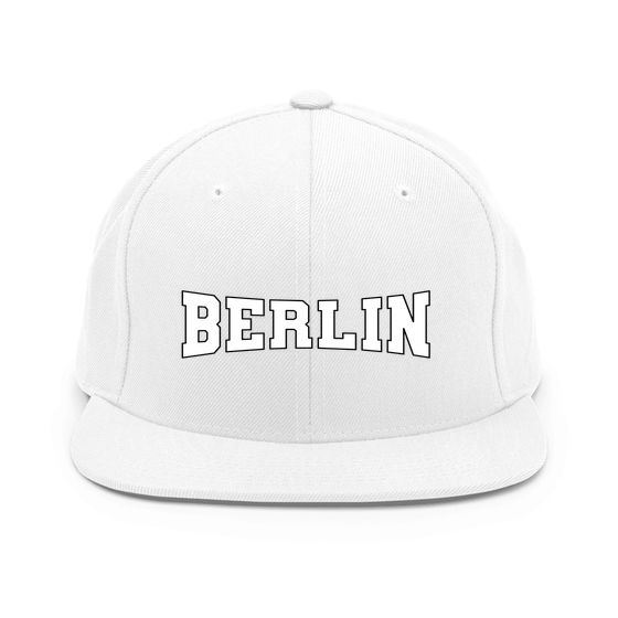 Berlin Cap mit Varsity4-Design (Weiß)
