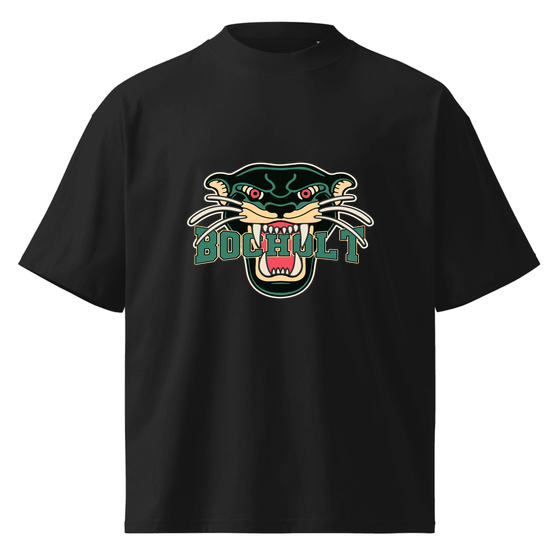 Bocholt T-Shirt mit Panther-Design (Schwarz)