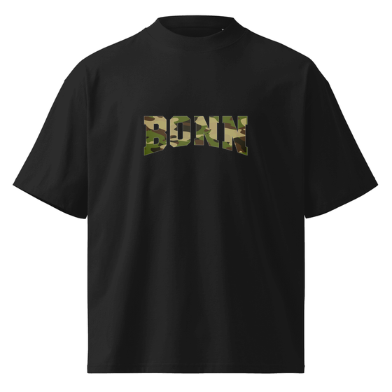 Bonn T-Shirt mit Camouflage-Design (Schwarz)