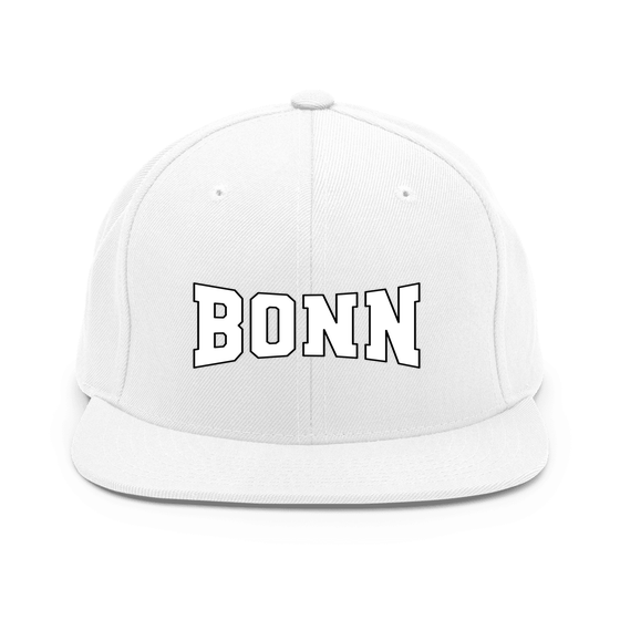 Bonn Cap mit Varsity4-Design (Weiß)