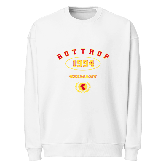 Bottrop Sweatshirt mit University 1994-Design (Weiß)