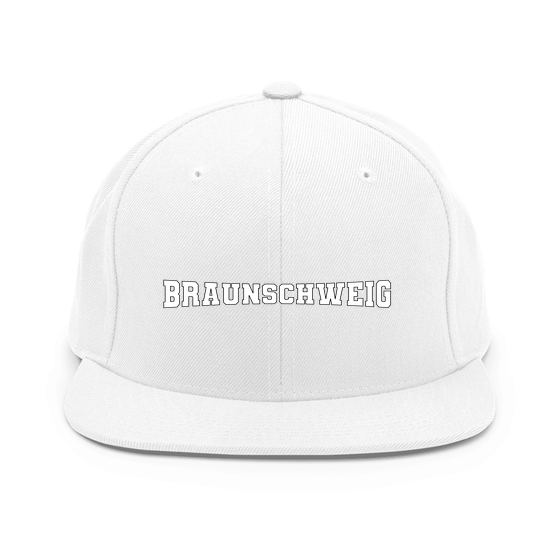 Braunschweig Cap mit Varsity4-Design (Weiß)