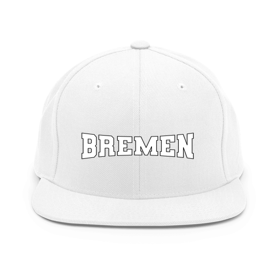 Bremen Cap mit Varsity4-Design (Weiß)