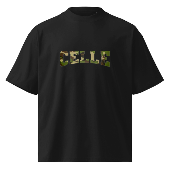 Celle T-Shirt mit Camouflage-Design (Schwarz)