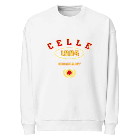 Celle Sweatshirt mit University 1994-Design (Weiß)
