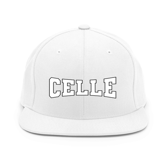 Celle Cap mit Varsity4-Design (Weiß)