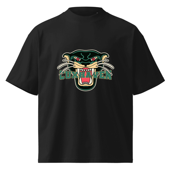 Cuxhaven T-Shirt mit Panther-Design (Schwarz)
