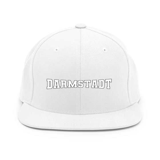 Darmstadt Cap mit Varsity4-Design (Weiß)