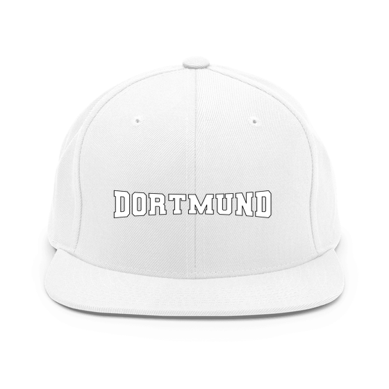Dortmund Cap mit Varsity4-Design (Weiß)