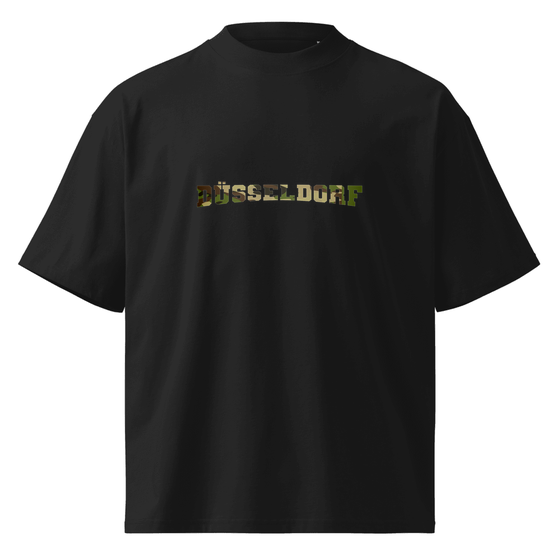 Düsseldorf T-Shirt mit Camouflage-Design (Schwarz)