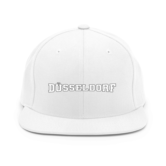 Düsseldorf Cap mit Varsity4-Design (Weiß)