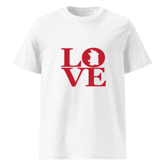 Duisburg T-Shirt mit Love-Design (Weiß)