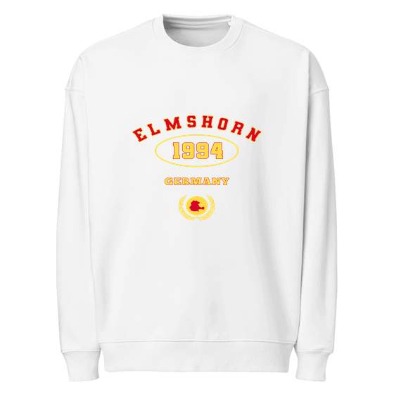Elmshorn Sweatshirt mit University 1994-Design (Weiß)