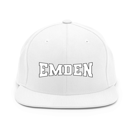 Emden Cap mit Varsity4-Design (Weiß)