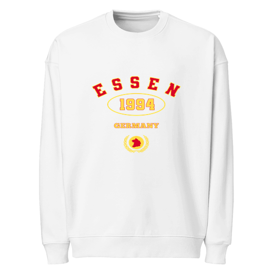 Essen Sweatshirt mit University 1994-Design (Weiß)