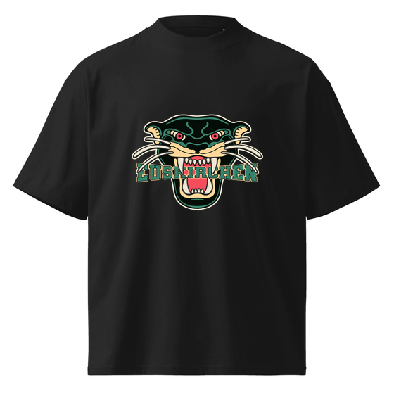 Euskirchen T-Shirt mit Panther-Design (Schwarz)