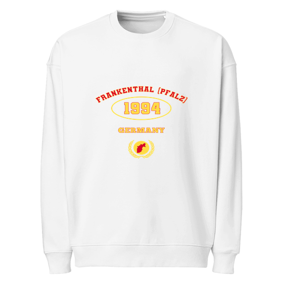 Frankenthal (Pfalz) Sweatshirt mit University 1994-Design (Weiß)