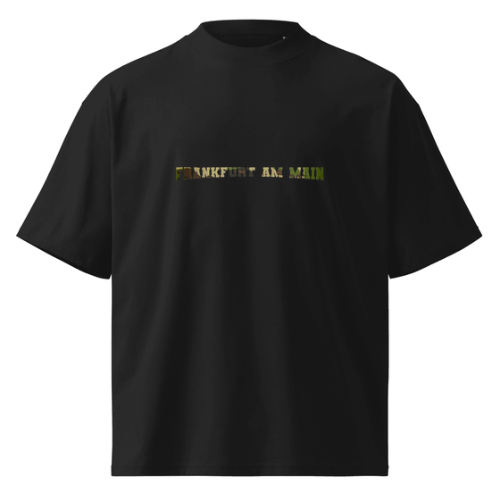 Frankfurt am Main T-Shirt mit Camouflage-Design (Schwarz)