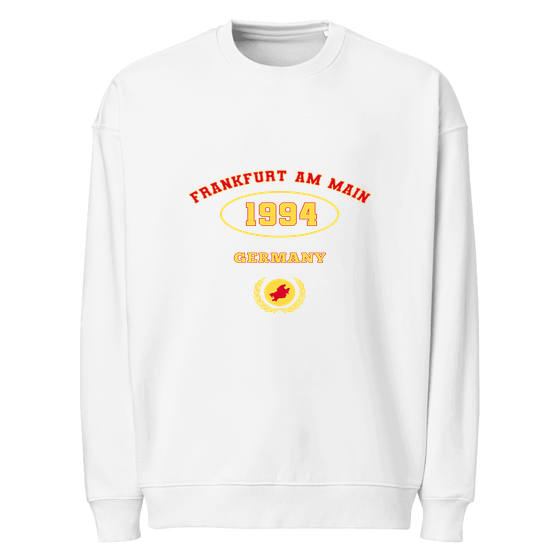 Frankfurt am Main Sweatshirt mit University 1994-Design (Weiß)