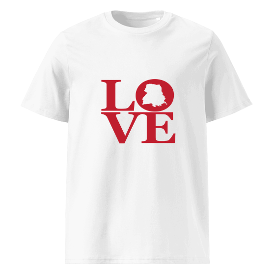 Frankfurt (Oder) T-Shirt mit Love-Design (Weiß)