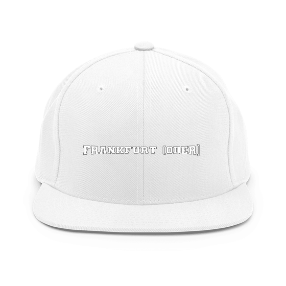 Frankfurt (Oder) Cap mit Varsity4-Design (Weiß)