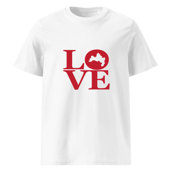 Freiburg im Breisgau T-Shirt mit Love-Design (Weiß)