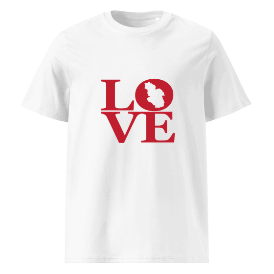 Gelsenkirchen T-Shirt mit Love-Design (Weiß)