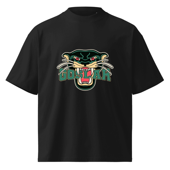Goslar T-Shirt mit Panther-Design (Schwarz)