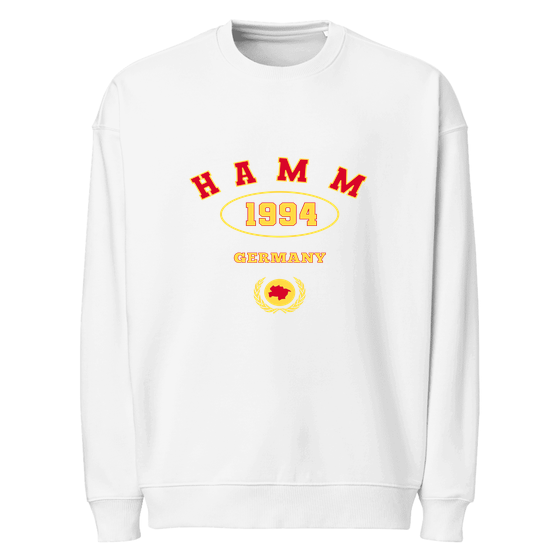 Hamm Sweatshirt mit University 1994-Design (Weiß)