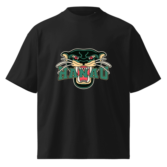 Hanau T-Shirt mit Panther-Design (Schwarz)