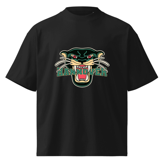 Hannover T-Shirt mit Panther-Design (Schwarz)