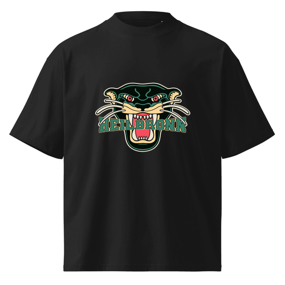 Heilbronn T-Shirt mit Panther-Design (Schwarz)