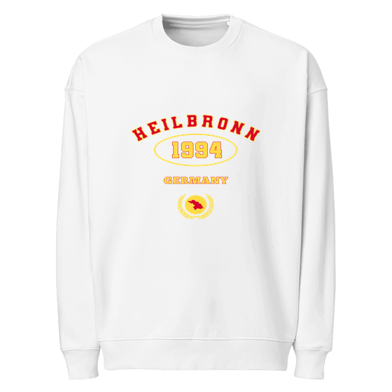 Heilbronn Sweatshirt mit University 1994-Design (Weiß)