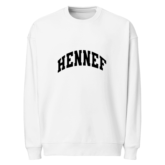 Hennef Sweatshirt mit Varsity3-Design (Weiß)